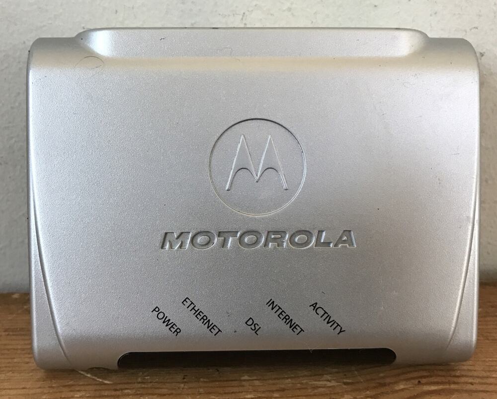Motorola DSL Modem Mstatea 2210 02 1006 ATT High Speed Internet Ethernet AT&T